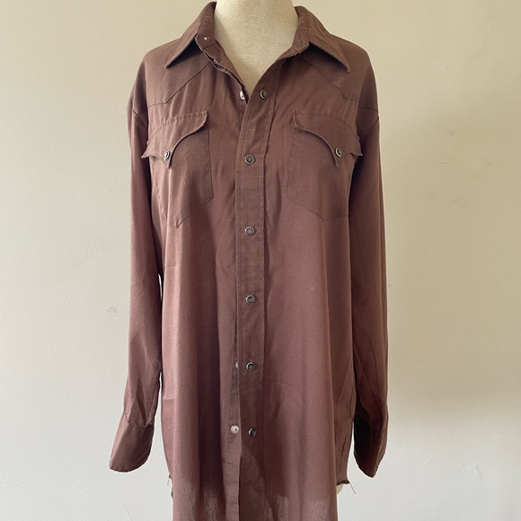 H bar C | 1970s California Ranchwear button down - Picture 2 of 7